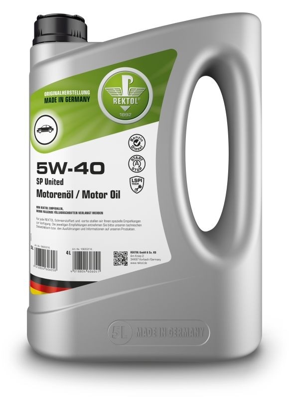Rektol 5W-40 SP United - 5,0 l kan
